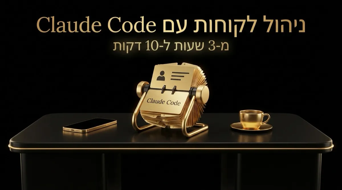 ניהול לקוחות עם Claude Code