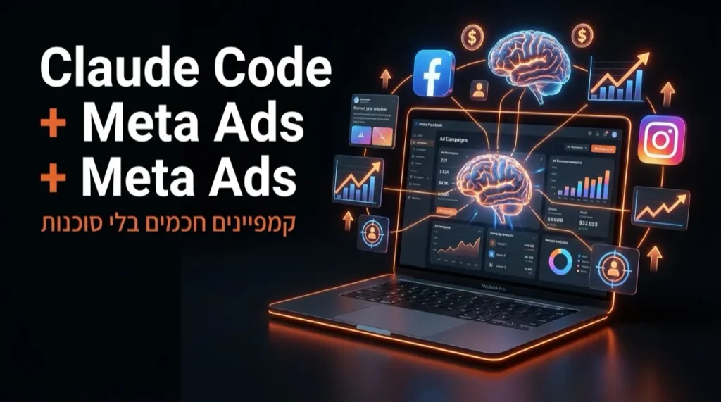 Claude Code + Meta Ads - קמפיינים חכמים בלי סוכנות