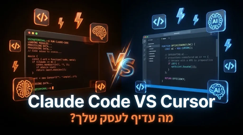 Claude Code VS Cursor - השוואה מלאה 2026