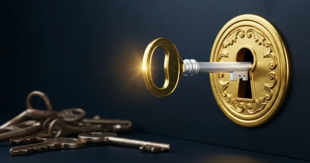 ייעוץ עסקי - מפתח זהב פותח מנעול